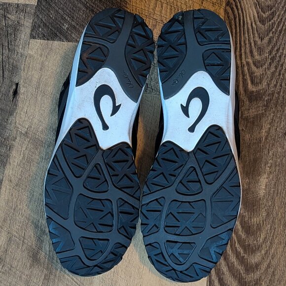 Olukai Miki Trainer Shoes Gray Black White - Picture 5 of 7